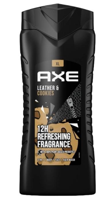 Axe Leather & Cookies Scented Men's Body Wash, 400ml