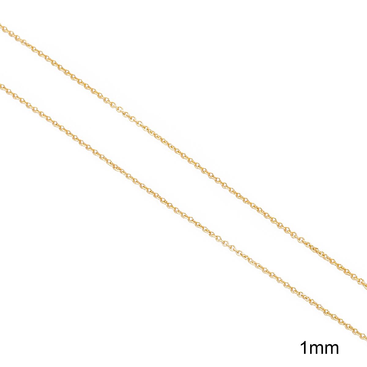 

Медная цепочка длиной 1 метр для самостоятельного изготовления ювелирных изделий, ожерелья, браслета 1mm