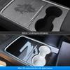 Futhope Real Carbon Fiber ultra thin center console cover For Tesla Model 3 Y -23 not affect Central Control push-pull
