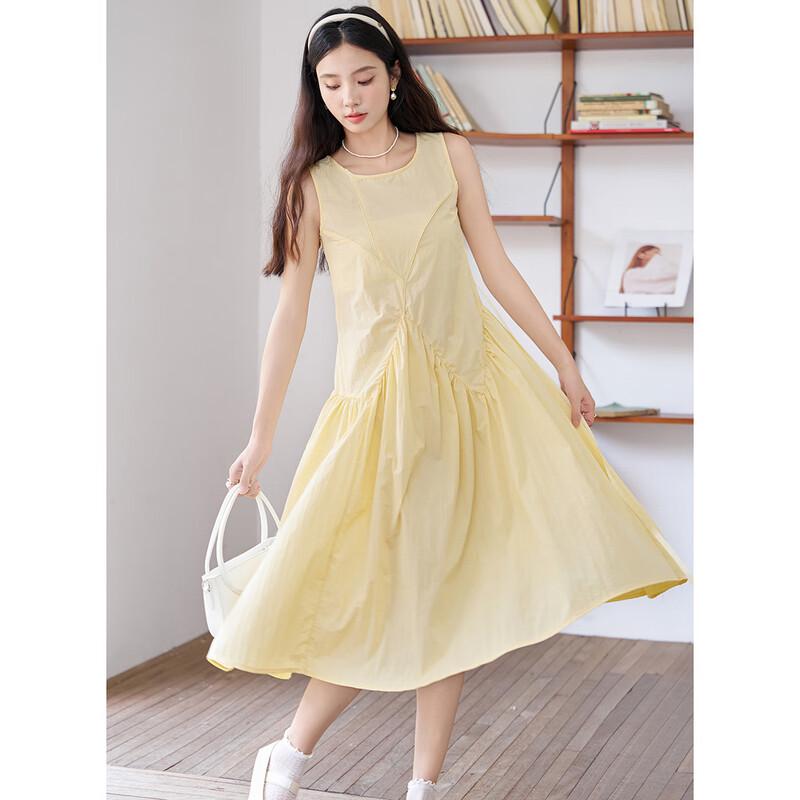 MokaNa Women's Urban Casual Sleeveless Dress