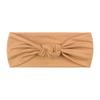 New baby headband headband, children's plain bow headscarf hair accessories, baby knotted headband.
