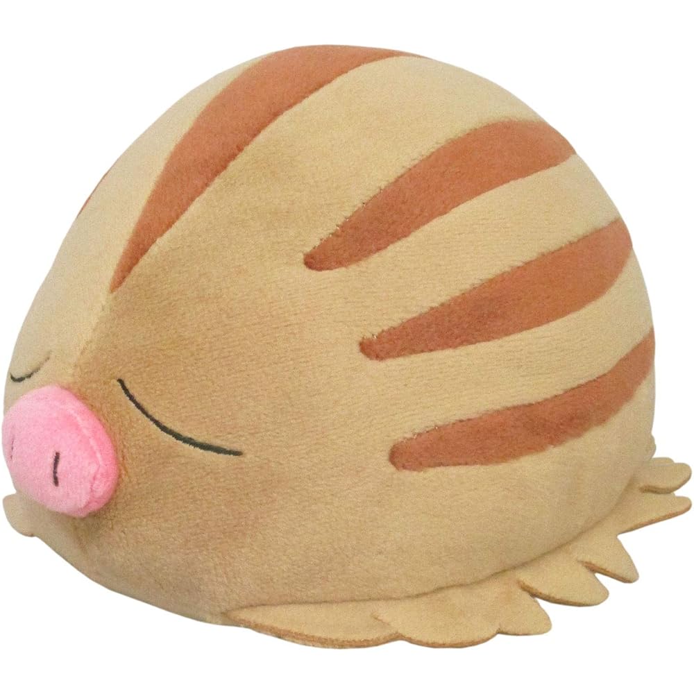 Sanei Boeki Pokemon All Star Collection Wooper Plush Toy 13x16x10.5cm Soft Stuffed Animal
