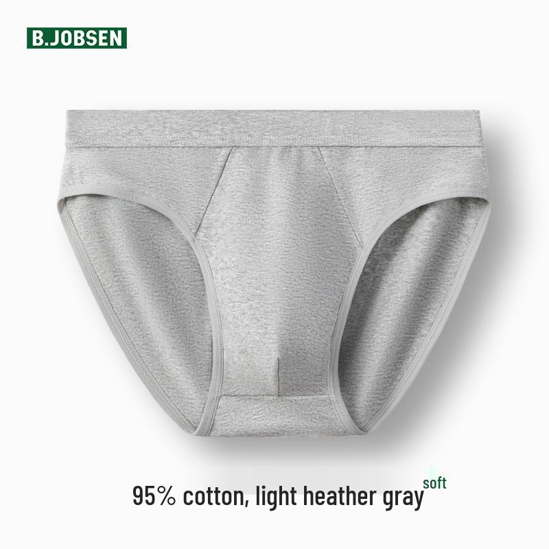 Men's Plus Size Loose Cotton Mid-Waist Briefs - Breathable Summer Triangle Underwear