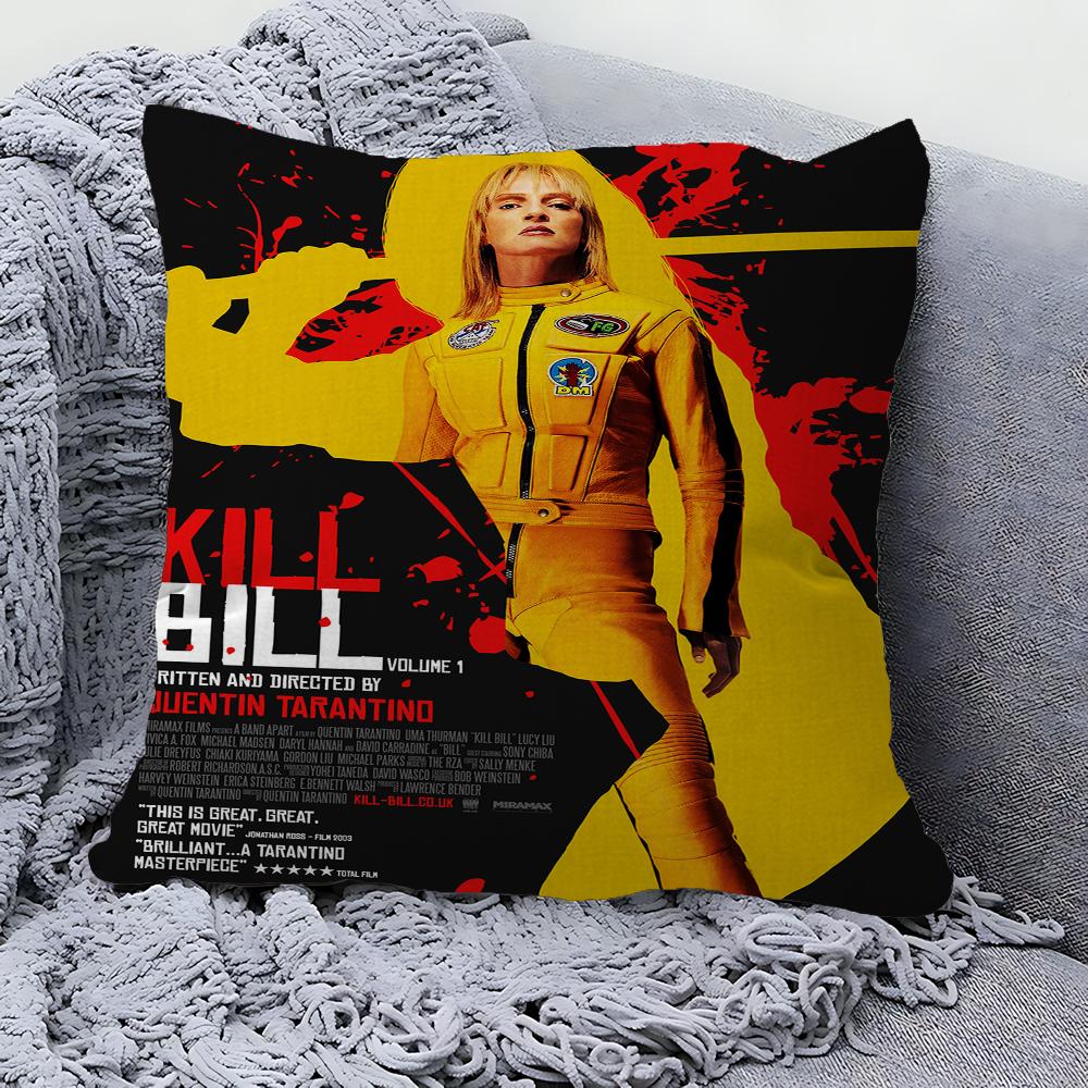Kill Bill Pillow Anime Pillow Sofa Bed Head Pillow Cover Cushion Cover 45x45 Cm Fashion