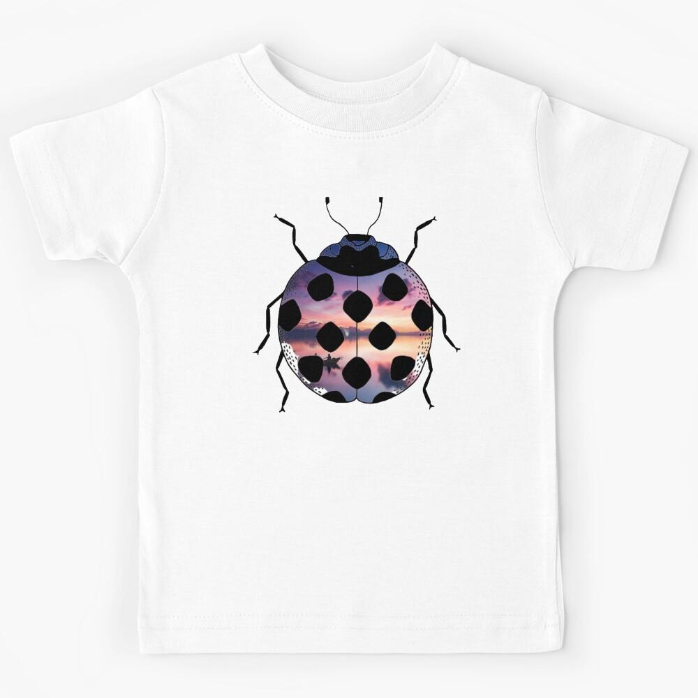 Fishing at Sunset Ladybug Kids T-Shirt 130