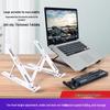 Adjustable Aluminum Laptop and Tablet Stand with Cooling and Storage