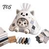 Creative Halloween Gift for Her Tissue Box DIY Sewing Kit, Theme, Patchwork Fabric Craft Retro Dark Home Decor Crafting Set, Handicraft Quilted Cover,