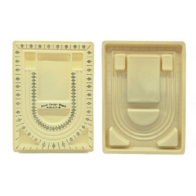 U Shaped Bracelet Design Board Bead Board Mats Necklace Beading Jewelry Tray