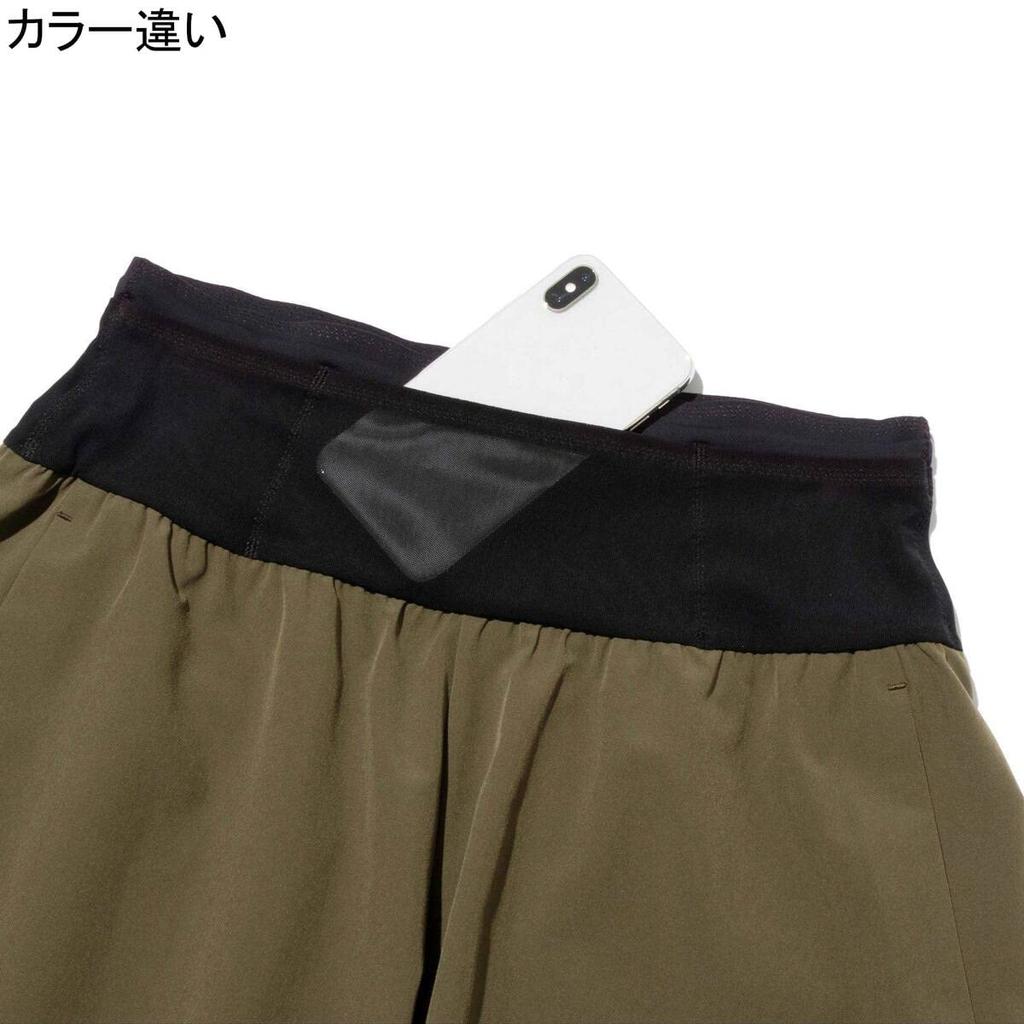 North Enduris Racing Shorts Water Repellent Stretch Lightweight Running Black S [The Face] Men's