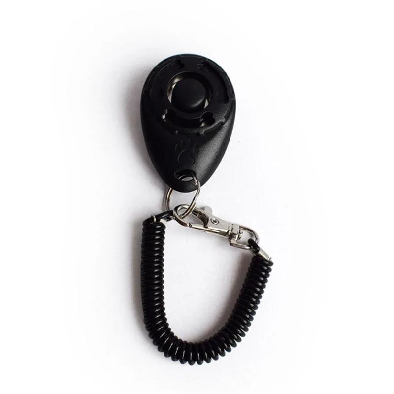 Popular New Multifunctional Pet Training Clickers Spring Keychains and Dog Training Supplies