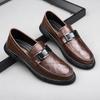 Fashion 2024 Spring New Man Shoes Genuine Leather Mens Moccasin Shoes Fashion Luxury Brand Loafer Shoes Men Luxury Male Casual Footwear