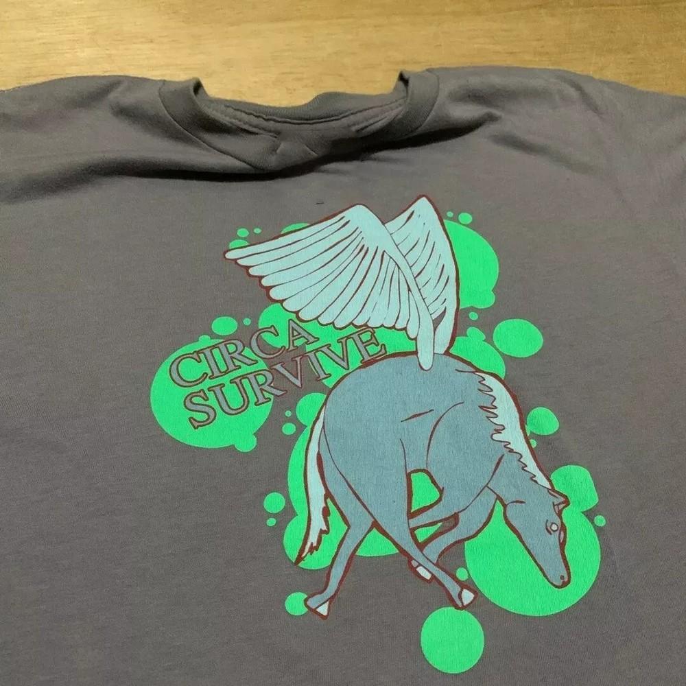 Circa Survive band Horse Charcoal Color T Shirt Full Size S-5XL HD868 Unisex T-Shirt S