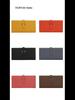 Ladies' Fashion Cowhide Wallet: Zipper Coin Purse and Clutch Bag – 2023 Japan, Europe, and America Collection.