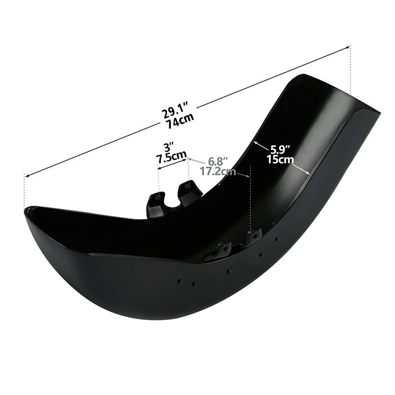 Motorcycle Front Fender For Harley Touring Electra Glide Street Glide Road King 1989-2013