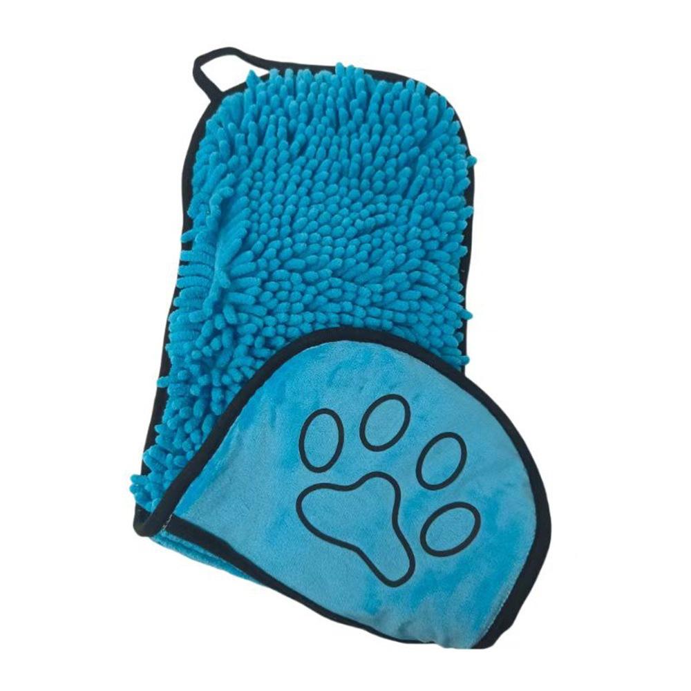 

1pc Super Absorbent Pet Bath Towel Quick-drying Cat Towels Convenient Soft Bath Robe Dry Pet Cleaning Washcloth Dog Accessories