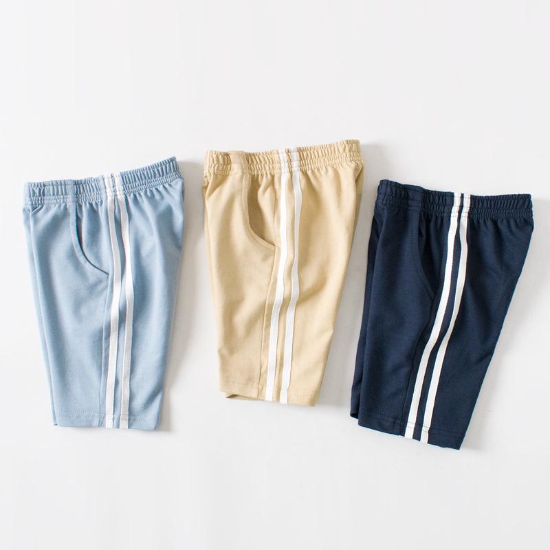 Summer Baby Pants New Children Fifth Pants Boys Middle Pants Cotton Beach Pants