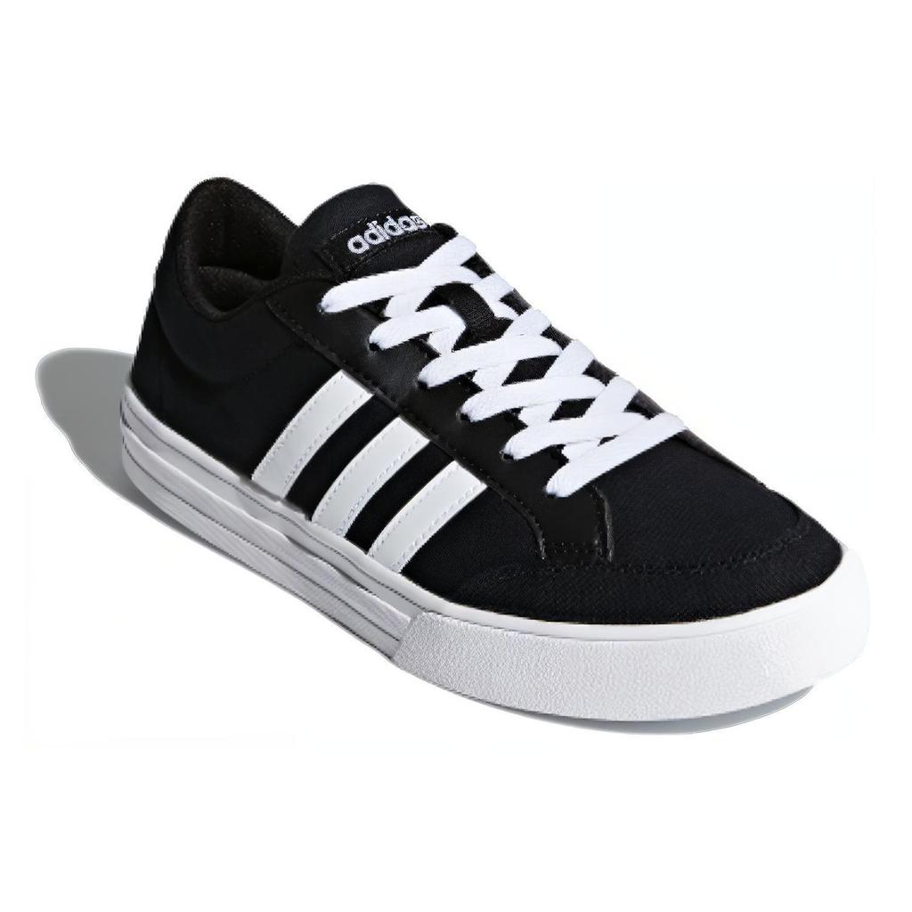 Adidas VS Set 'Black' (Unisex) Core Black / Cloud White / Cloud White Skateboard Shoes AW3890