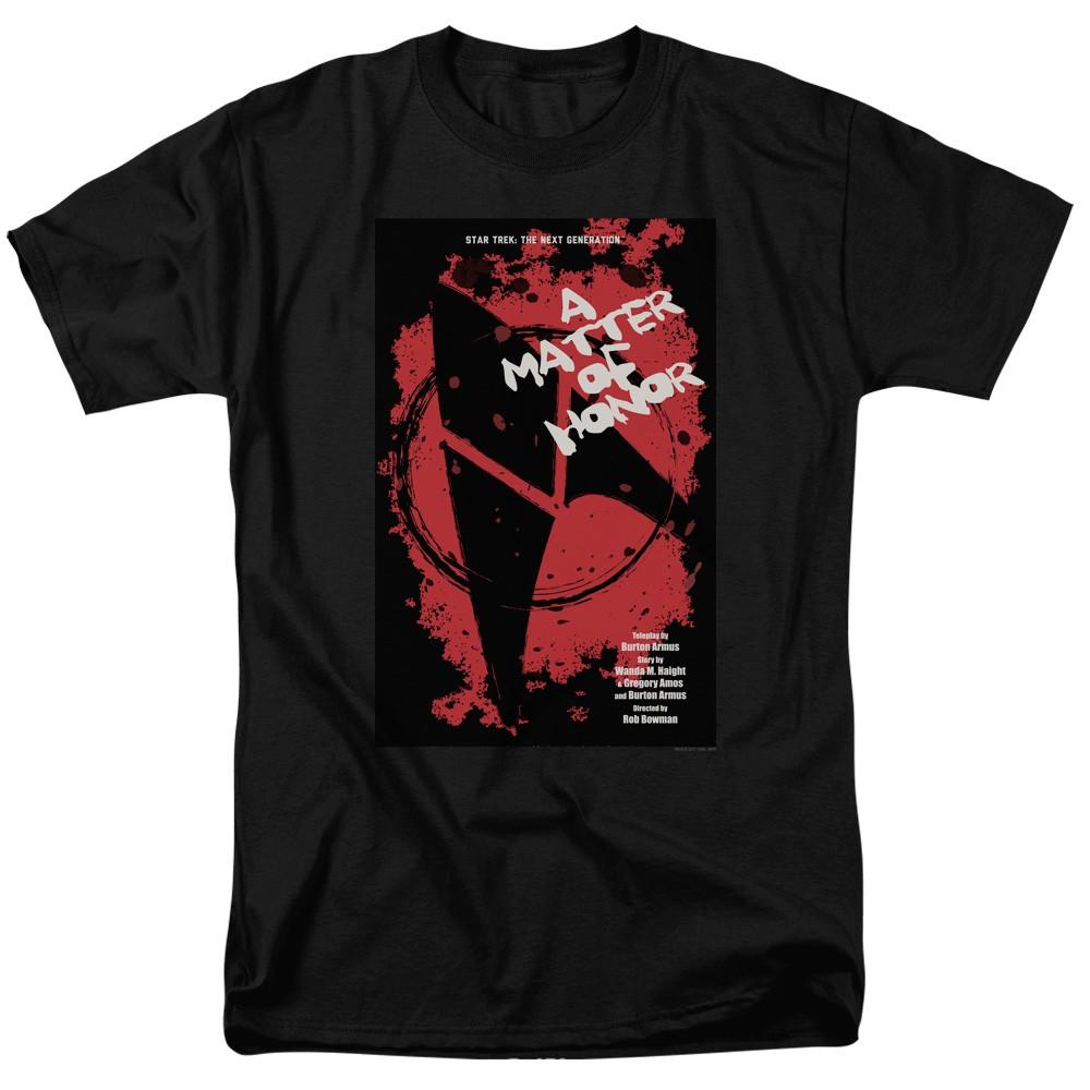 Star Trek - Tng Season 2 Episode 8 - Adult Unisex Short Sleeve T-Shirt - Black S