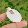 Daughters Day Deal Natural Rose Quarzt Rough Trendy Wife Pendant Sterling Silver