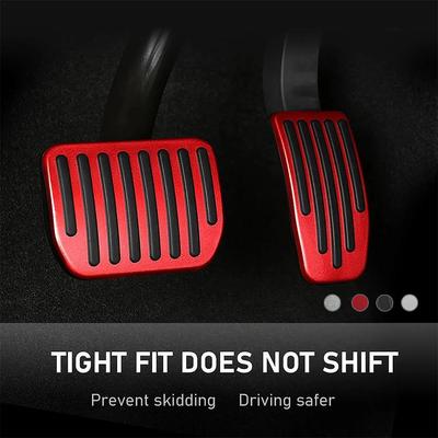 Aluminum Alloy Foot Pedal For Tesla Y 20-23Car Accelerator Gas Fuel Brake Rest Pads Mat Cover Accessories Styling