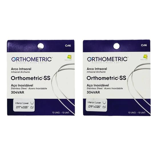 

Ортодонтические дуги OrthoMetric SS - Прямоугольные (10/шт.)