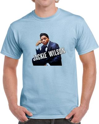 Retro Jackie Wilson 100% Baumwolle T-Shirt Herren Damen T-Shirts Oberteil