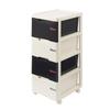 Lubangxiong 4-Tier Plastic Rolling Storage Cart