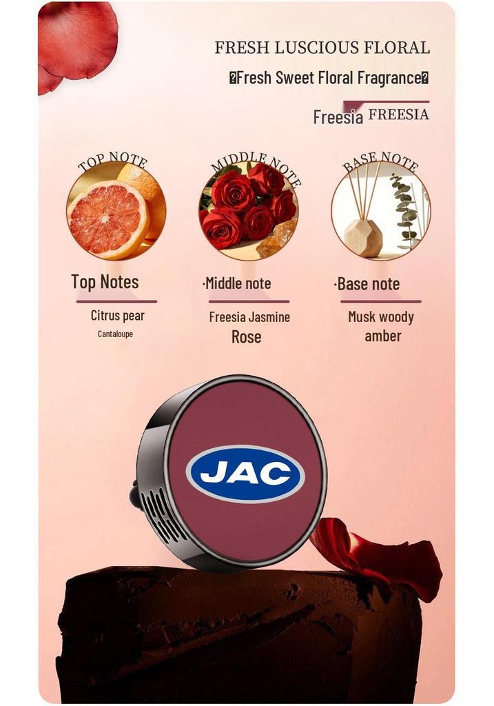 Compatible Car Air Freshener Vent Perfume for JAC Junling V6/V5/V3/H330 and Foton K6L.