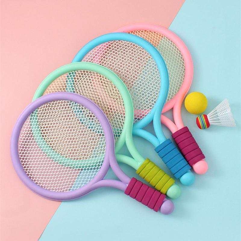 PVC Tennis Racquet Toy Kit for Toddler Children Outdoor Indoor Beach Activities