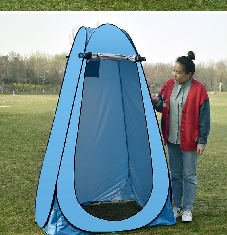Portable Outdoor Shower & Changing Tent: Thickened Bathing & Mobile Toilet Shelter