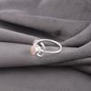 Rose Quartz Gemstone Ring 925 Sterling Silver Handmade Jewelry For Engagement RR-54-32