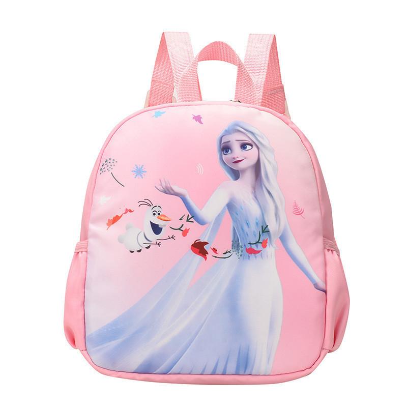 

Adorable Nylon Kids Backpack For Boys And Girls With Breathable Lightweight Design Pink Frozen