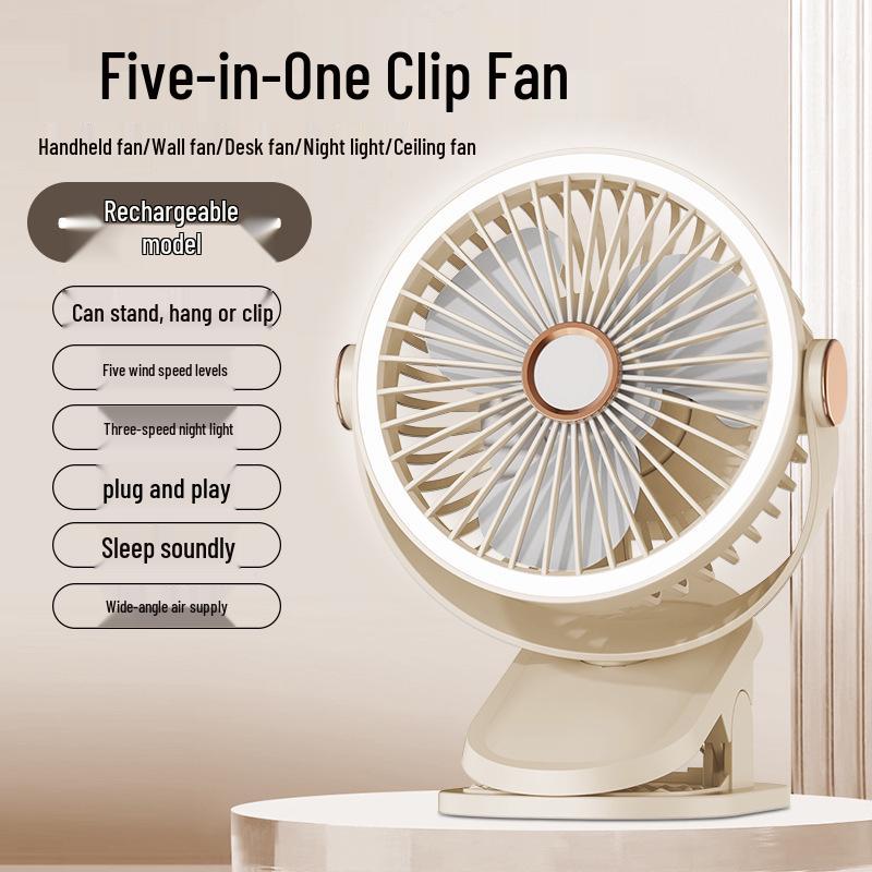 Portable High-Speed Leafless Smart Fan with Digital Display