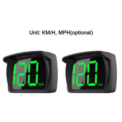 KKNOON Car Headup Display KMH MPH GPS Digital Speedometer with LED Large Font Display Car Charge