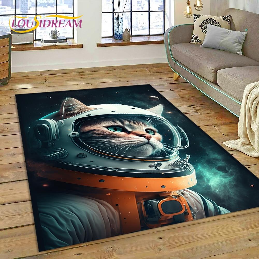 3D Persian Cat,Cute Calico Cat,Ragdoll Cartoon Rug Carpet for Living Room Bedroom Home Decor,Non-slip for Sofa  Doormat Gift Kid