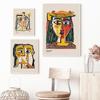 Abstrakt vintagemålning Pablo Picasso Utställning Canvas Poster Konsttryck Museum Modernt Galleri Väggbild Heminredning Gåva