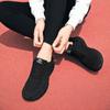Spring and Summer Mother Net Shoes Light Soft Sole Sports Running Women Among the Elderly Casual Non-slip Travel Shoes Black Large Size