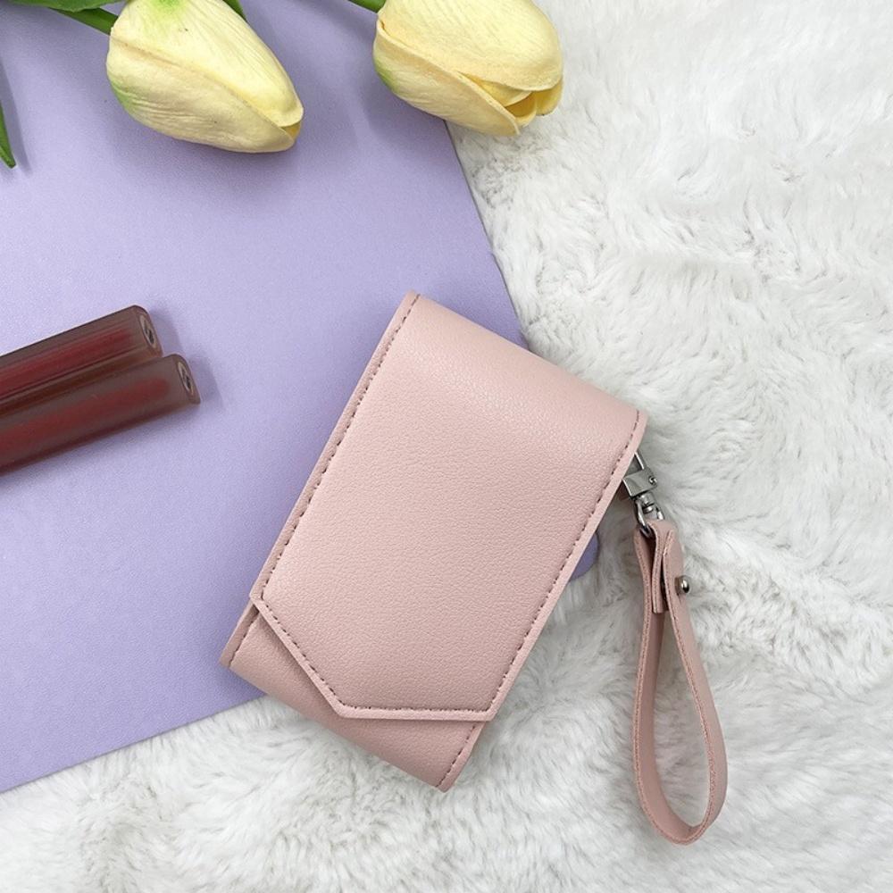 Lipstick Organizer Mirror-Equipped Cosmetic Bag Travel Makeup Bag Pu Makeup Case For Dinner Gift On-The-Go