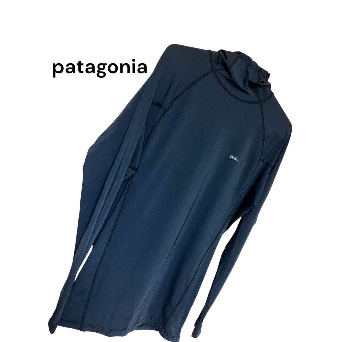 Б/у patagonia Patagonia футболка с длинным рукавом длинная футболка черная мужская одежда для тренировок резиновая шляпа (с ободом)