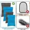1pc Beach Sand Removal Bag Portable Sand Remover Glove Soft Reusable Cloth For Beach Camping Vacation Travel Outdoor Activities