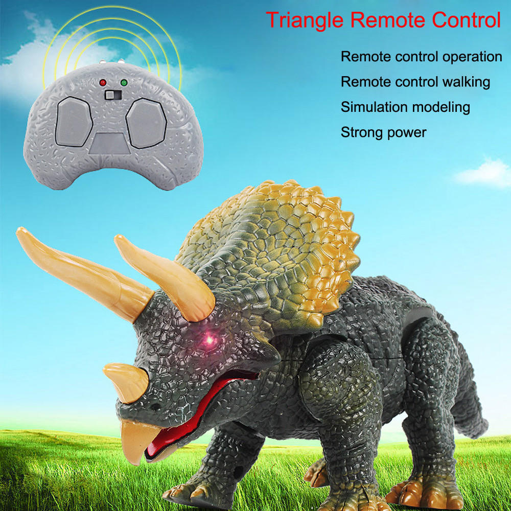 Walking Remote Control Dinosaur  Toy Model Light Sound Action Figure