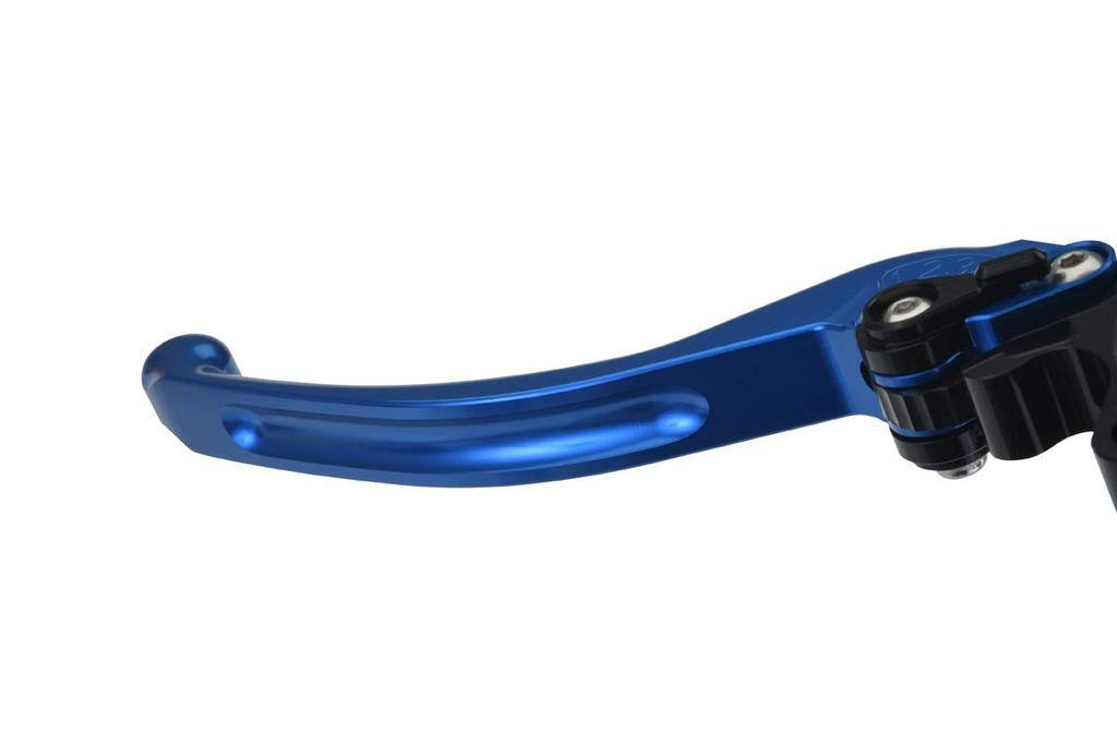 EFFEX Smooth Fit Lever Blue Left and Right Set Lever EAL032B YZF-R25 (15-22), YZF-R3 (15-21), MT-25 (15-22), MT-3 (15-21) (Brake/Clutch Set)