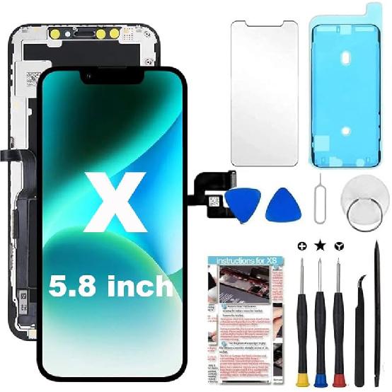 for iPhone XR Screen Replacement 6.1 inch,LCD Display Touch Screen Digitizer Assembly with Repair Tools, Compatible with Model A1984, A2105, A2106,