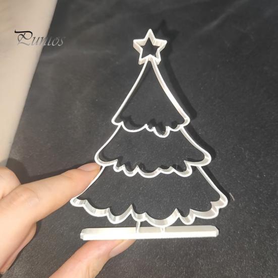 Exquisite Christmas Gift Ideas 3D Printed Hollow Tree Ornament, Modern Minimalist Festive Home Holiday Accents Sculpture, Decorative Tabletop