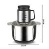 Tritacarne elettrico in acciaio inossidabile Robot da cucina Chopper Macchine da cucina Chopper di verdure Affettatrice Smerigliatrice domestica