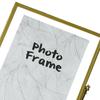 Photo Frame Nordic Style Geometric Metal Wrapping Edges Iron Art Desk Picture Frame for Living Room