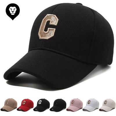 Spring New Big C Three-dimensional Letter Baseball Cap Outdoor Fashion Versatile Couple Cap Men's and Women's Sun Hat Tide