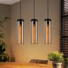 NETTLIFE 3-light Pendant Lamp Black Metal