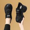 Schwarze Daddy Shoes Damen Neue Höhensteigerung Herbst und Winter Vier Jahreszeiten Reise Leichte Plateau Freizeitsneaker