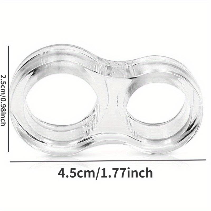 Shock Absorbing Silicone Door Stop Rings - Quiet Handle Bumpers,Wall Protection for Home,Prevents Door Knobs from Damaging Walls